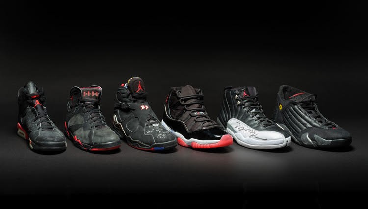 Oude sneakers van Michael Jordan geveild voor 8 miljoen dollar